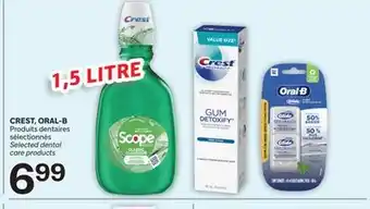 Brunet CREST, ORAL-B Produits dentaires sélectionnés offer