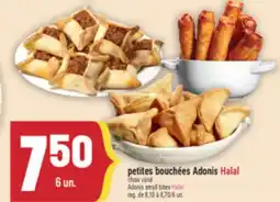Marché Adonis PETITES BOUCHÉES ADONIS HALAL | ADONIS SMALL BITES HALAL offer