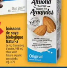 Marché Adonis BOISSONS DE SOYA BIOLOGIQUE NATUR‑A | NATUR-A ORGANIC SOYA DRINKS offer