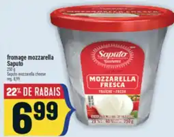 Marché Adonis FROMAGE MOZZARELLA SAPUTO | SAPUTO MOZZARELLA CHEESE offer