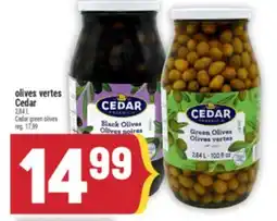 Marché Adonis OLIVES VERTES CEDAR | CEDAR GREEN OLIVES offer
