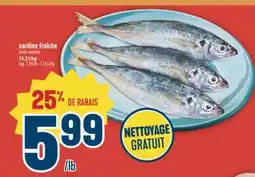 Marché Adonis SARDINE FRAÎCHE | FRESH SARDINE offer