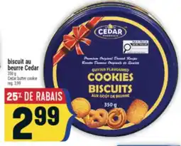 Marché Adonis BISCUIT AU BEURRE CEDAR | CEDAR BUTTER COOKIE offer