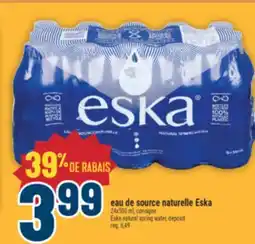 Marché Adonis Eau de source naturelle Eska | Eska natural spring water, deposit offer