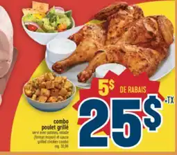 Marché Adonis COMBO POULET GRILLÉ | GRILLED CHICKEN COMBO offer