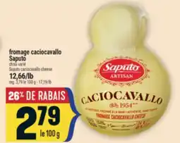 Marché Adonis Fromage caciocavallo Saputo | Saputo caciocavallo cheese offer