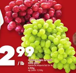 Marche Ami Raisins rouges ou verts extra gros offer
