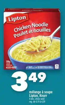 Marche Ami Mélange à soupe Lipton, Knorr offer