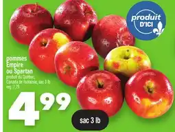 Marche Ami Pommes Empire ou Spartan offer