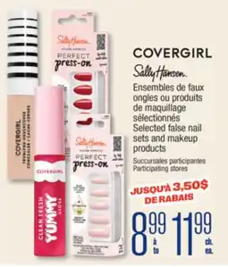 Jean Coutu Selected false nail sets and makeup products offer