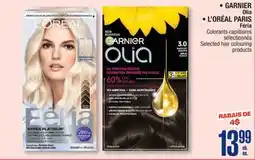 Jean Coutu GARNIER Olia, L'ORÉAL PARIS Féria Selected hair colouring products offer
