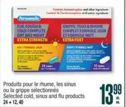 Jean Coutu PERSONNELLE Selected cold, sinus and flu products offer