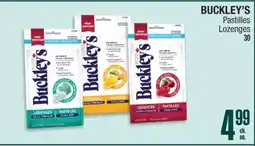 Jean Coutu BUCKLEY'S Lozenges offer