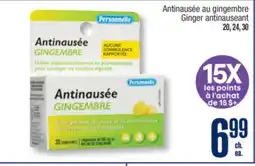 Jean Coutu PERSONNELLE Ginger antinauseant offer