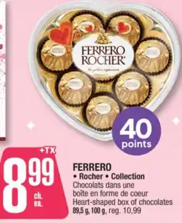 Jean Coutu FERRERO Rocher, Collection Heart-shaped box of chocolates offer