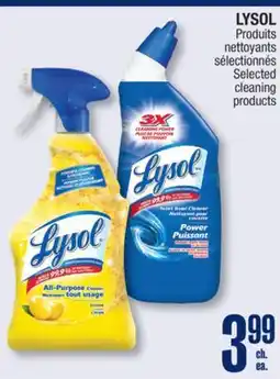 Jean Coutu LYSOL Selected cleaning products offer