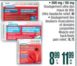 Jean Coutu PERSONNELLE 500 mg / 65 mg Ultra headache relief offer