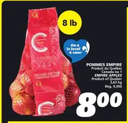 IGA EMPIRE APPLES offer