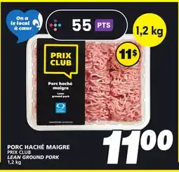 IGA PRIX CLUB LEAN GROUND PORK offer