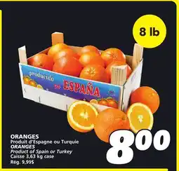 IGA ORANGES offer