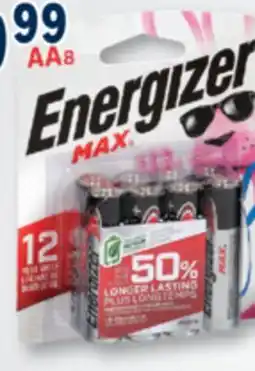 Familiprix Energizer Max AA alkaline battery 8un offer
