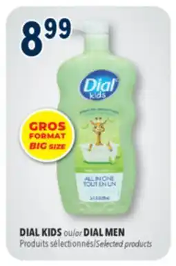 Familiprix DIAL KIDS or DIAL MEN Selected products offer