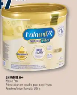 Familiprix ENFAMIL A+ Neuro Pro, Powdered infant formula, 587g offer