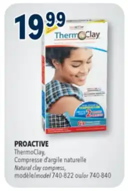 Familiprix PROACTIVE, Natural clay compress, model 740-822 or 740-840 offer