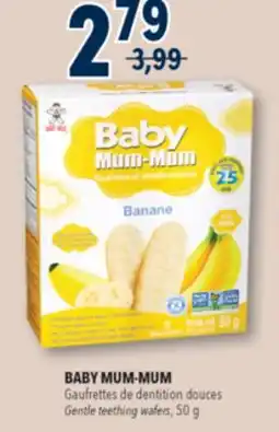 Familiprix BABY MUM-MUM, Gentle teething wafers offer