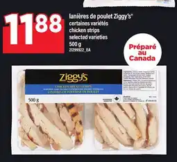 Maxi LANIÈRES DE POULET ZIGGY'S | CHICKEN STRIPS offer
