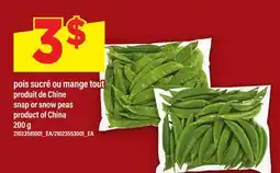 Maxi POIS SUCRÉ OU MANGE TOUT | SNAP OR SNOW PEAS offer