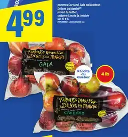 Maxi POMMES CORTLAND, GALA OU MCINTOSH DÉLICES DU MARCHÉMC offer