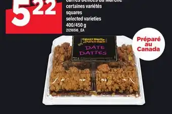 Maxi CARRÉS DÉLICES DU MARCHÉ | SQUARES, 400/450 G offer