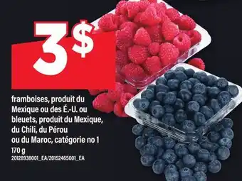 Maxi FRAMBOISES OU BLEUETS offer