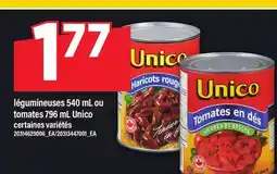 Maxi LÉGUMINEUSES, 540 ML OU TOMATES, 796 ML UNICO offer