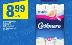 Maxi PAPIER HYGIÉNIQUE CASHMERE | BATHROOM TISSUE, 15=30 ROULEAUX offer