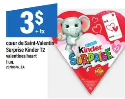 Maxi CŒUR DE SAINT-VALENTIN SURPRISE KINDER T2 | VALENTINES HEART, 1 UN offer