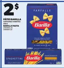 Provigo BARILLA PASTA offer
