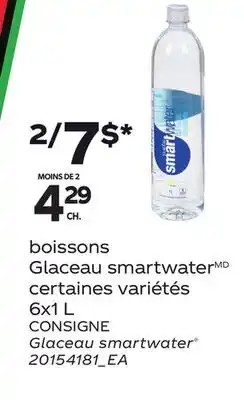 Provigo CONSIGNE GLACEAU SMARTWATER offer