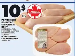 Provigo PC FREE FROM CHICKEN BREASTS offer