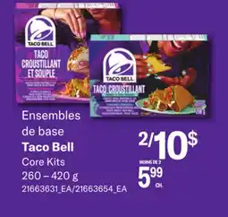 Provigo TACO BELL CORE KITS offer
