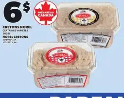 Provigo NOREL CRETONS offer