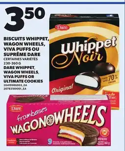 Provigo DARE WHIPPET WAGON WHEELS VIVA PUFFS OR ULTIMATE COOKIES offer