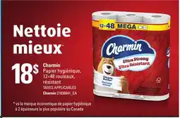 Provigo CHARMIN PAPIER HYGIÉNIQUE, 12=48 ROULEAUX, RÉSISTANT offer