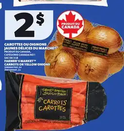Provigo FARMER'S MARKET CARROTS OR YELLOW ONIONS, SAC DE 3 LB offer