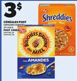 Provigo POST CEREAL offer