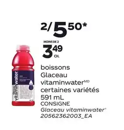 Provigo GLACEAU VITAMINWATER , 591 ML CONSIGNE offer