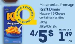 Provigo KRAFT DINNER MACARONI & CHEESE offer