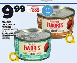 Provigo CHOCOLATS FAVORIS FONDUE offer