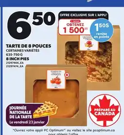 Provigo 8 INCH PIES offer